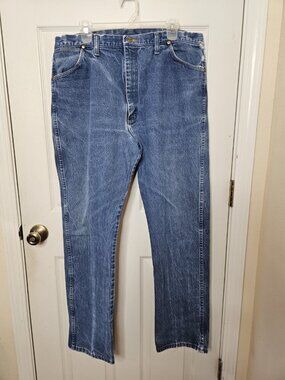 Wrangler Cowboy Cut 13MWZ Original Fit Jeans Rigid Indigo Men's Size  40x34